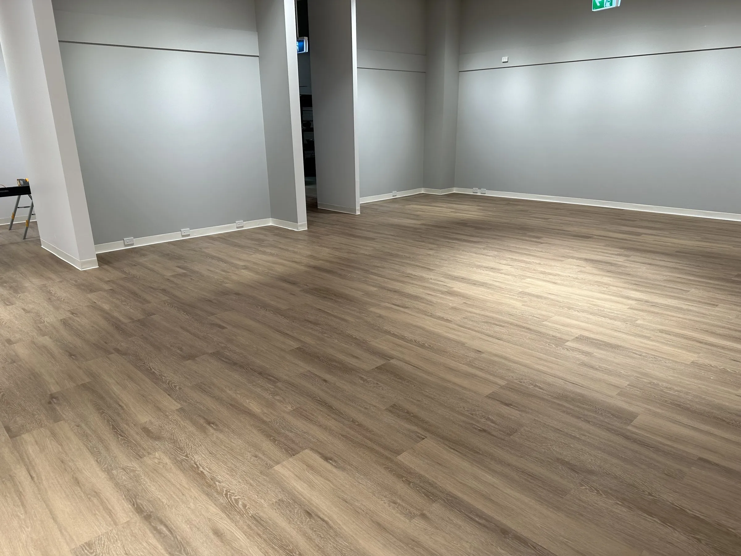 Office fit-out, final clean before handover